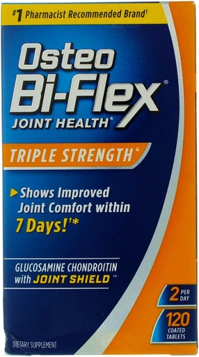[BRSWG233CJ7WCDL2] Osteo Bi-Flex Triple Strength Caplets - 120 ct, Pack of 6