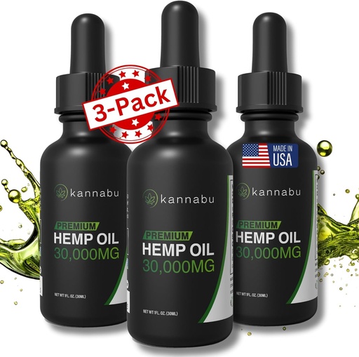 [BRSROZY6OZ6A2EL6] Premium Hemp Oil | Complete Source of Omega 3 6 9 Fatty Acids, Essential Amino Acids & Antioxidants | Hemp Seeds | Vegan Gluten Free Kosher Non GMO (1 Fl Oz - Pack of 3)