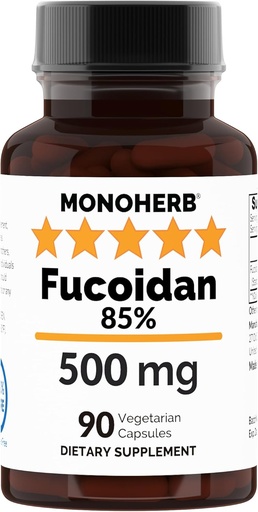 [BRSWYGT7BABBMDQ2] MONOHERB Fucoidan 85% 500 mg - 90 capsules