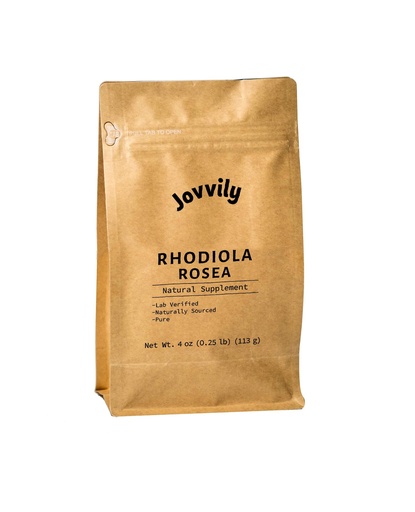 [BRSW2HQPOF6WCFDU] Jovvily Rhodiola Rosea Powder - 4oz - Golden Root - Non-GMO - Natural Supplement