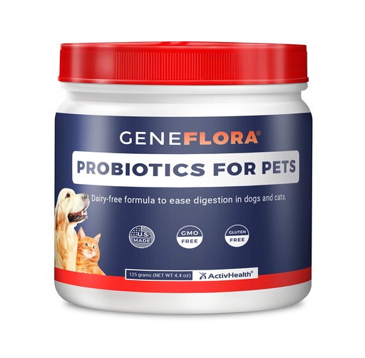 [BRSWIYQHCUFQ43DG] Geneflora Digestive Enzymes Prebiotics & Pet Probiotics for Dogs Powder, Cat, Rabbit, & Dog Probiotics for Yeast, Itchy Skin, and Itchy Ears, 3.2 Ounces