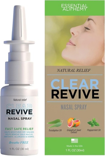 [BRSWGHADPMFAKC3U] Nasal Spray, Allergy Relief, Fast Relief of Nasal and Sinus Irritation, Dryness and Mucus Removal, Non Drowsy and Zero Dependency Formula (Adult, 1pk)
