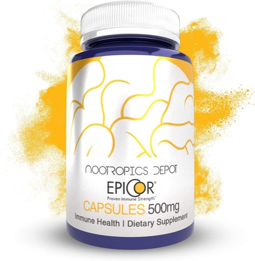 [BRSWKEITOEFBC3TO] Nootropics Depot EpiCor Capsules | 500mg | 60 Count