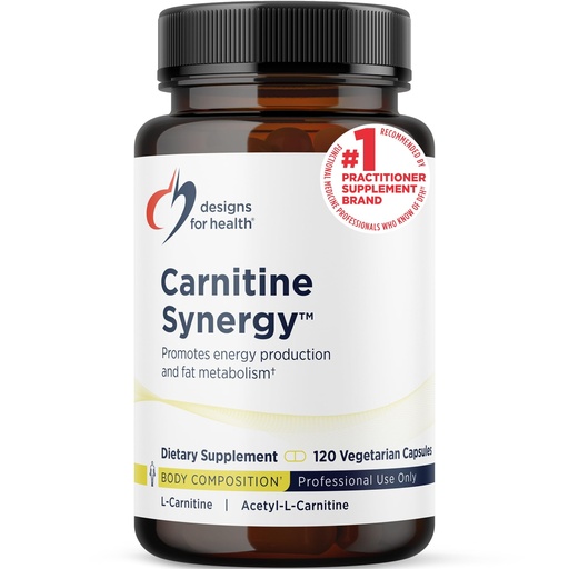 [BRSWIYQPAQPBMHA7] Designs for Health Carnitine Synergy - 400mg L-Carnitine (from Carnitine Tartrate) + 100mg Acetyl L-Carnitine Pills - Non-GMO + Vegetarian Supplement (120 Capsules)