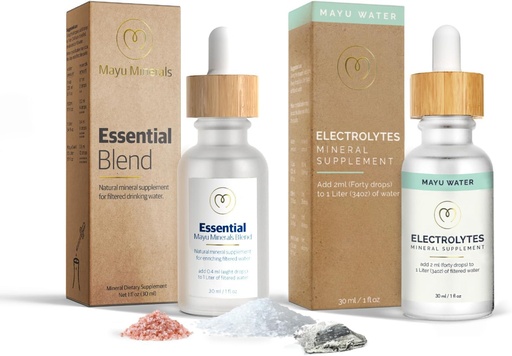 [BRSROHA2OVYQYGYU] MAYU Essential Blend &amp; Electrolyte Water Drops Minerals Charge Bundle