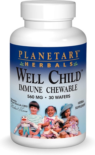 [BRSWIY3ROYORAHDY] Planetary Herbals Vel Barn Immune Chewable Wafers, 30 greve