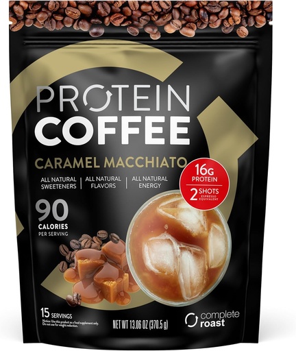 [BRSROFTQOEBQEEIY] Complete Roast Caramel Macchiato Coffee Protein