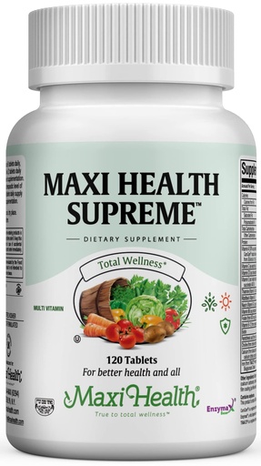 [BRSWIYAKCUOQ23TM] Multivitamin for Men & Women – Supreme High Potency Daily Multi with Minerals, CoQ10 & Antioxidants – Energy, Immune Support, Bone, Heart & Wellness – Vitamin A, C, D, E, B12, B6 & Biotin 120 Tablets