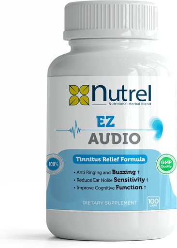 [BRSRMZQPO56AG2Q6] Ez Audio - (100 CAPS) Advanced Hearing Ringing Relief Support Tinnitus Calm Tinitus Ear (1)