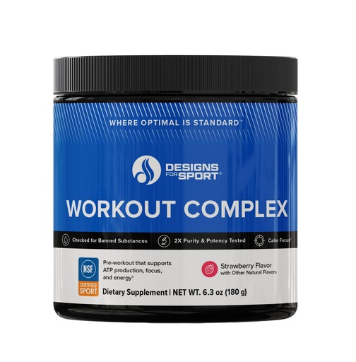 [BRSRMCQLBF7QAFLP] Designs for Sport Workout Complex - NSF Certified for Sport Pre Workout Powder - L-tyrosine, Acetyl L-Carnitine, Creatine & Caffeine to Support Workout Recovery, Energy and Focus (6.3 oz)