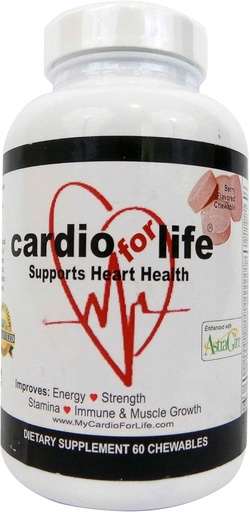 [BRSWIEAFOQMGICDI] CardioForLife 60 Chewable Tablets - Berry