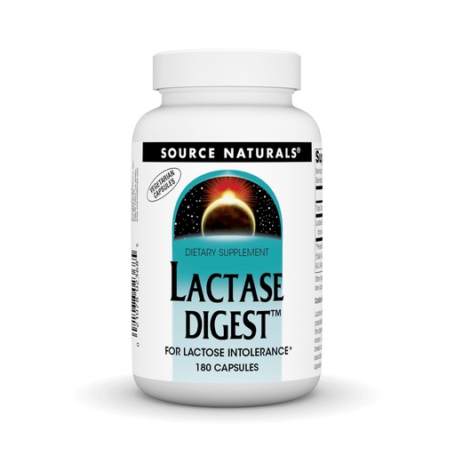 [BRSWIYICC4AB2CI7] Source Naturals Lactase Digest, for Lactose Intolerance* - 180 Capsules