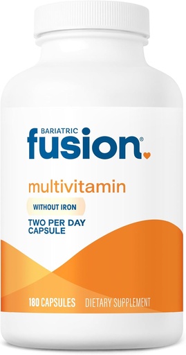 [BRSWGGQOBEBBGCTZ] Bariatric Fusion Bariatric Multivitamin without Iron | Post Bariatric Surients th Iron Free Bariatric Vitamin for Gastric Bypass and Sleeve Gastrectomy | 180 Capsules th 3 Month Supply