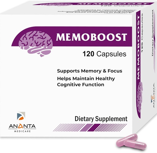 [BRSRAFI3CQHWKEI7] MEMOBOOST Ananta Medicare — Herbal Dietary supplement (120 Capsules)
