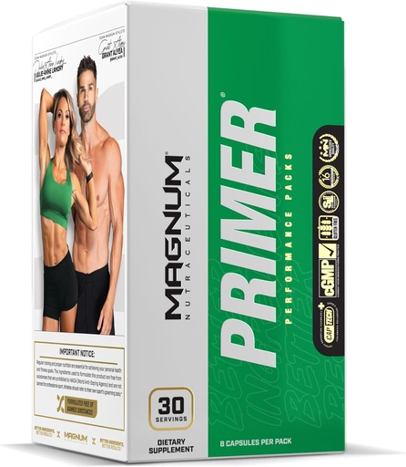 [BRSROGQQDEMGE33B] Magnum Nutracatic Primer Vitamin pakker til kvinder & mænd, Daglig Nutrient Supplement - Travel- Friendly Multivitamin Support Heart, Fælles, fordøjelig, og orgel sundhed (30 Pack)