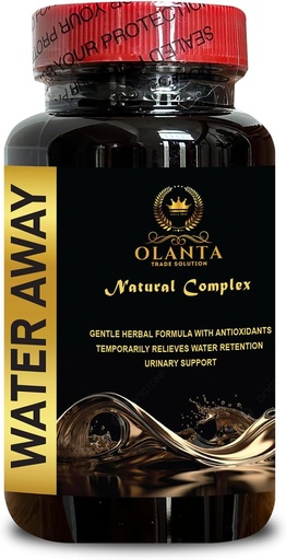 [BRSRA234OQPWM2YZ] Water Away - Natural Water Supplement, Celery Seed, Tart Cherry, Green Coffee Beans, Milk Thistle, Water Retention Pills, Natural Diuretic Water Pills - 1 Bottle