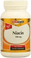 [BRSWI2Q7C4IGI2IV] Vitacost Niacin (Vitamin B-3) - 500 mg - 100 Capsules
