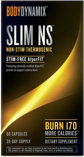 [BRSWYAYDCN5WCCTP] GNC BodyDynamix Slim NS | Non-Stim Thermogenic | 60 Count