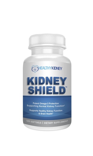 [BRSWGEL6BMIWEHT5] Kidney Shield Omega 3 Fish Oil Supplements - DHA EPA Omega 3 Supplement for Women & Men Kidney Health - Omega3 to Support Normal Kidneys Function & Cleanse, Detox & Repair - 120 Lemon Softgels