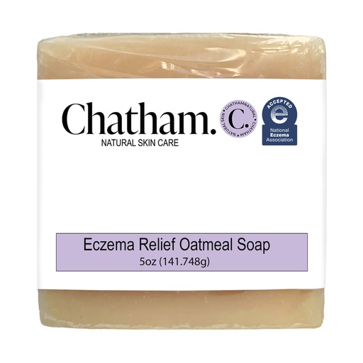 [BRSW2EL3CQJWECYV] Chatham Natural Skin Care Eczema Relief Oatmeal Soap, Soothing oatmeal bath, treatment for eczema rosacea, psoriasis