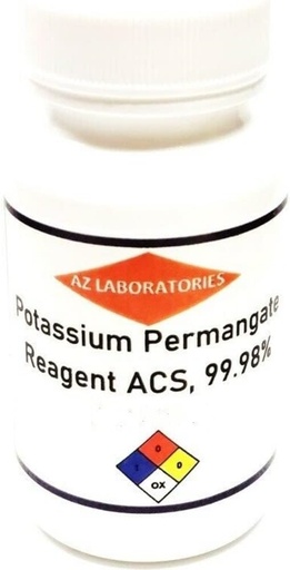 [BRSROEAFAEMQADT4] Potassium Permanganate - Free Flowing Powder / 16 OZ/High Purity/USA Made/Same Day Ship