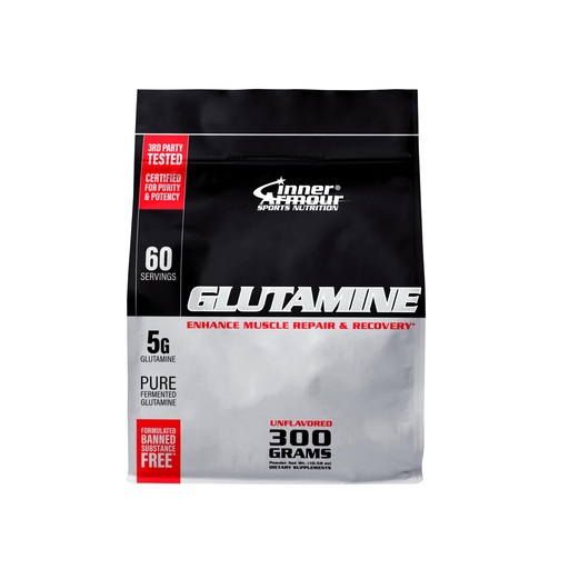 [BRSRAZAFDEHWAHY7] Pure Glutamine Powder – Post Workout Recovery – Muscle Growth – Immune System Function - Fast Dissolving, Flavor-Free, Vegan-Friendly Fitness Supplement - 300 gr or 60 Servings
