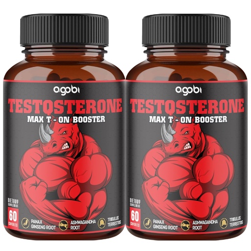 [BRSRMZYOABYAGAIU] 2 Packs 60 Capsules - 11 Herbs Combined with Ginseng, Ashwagandha, Tribulus & More.