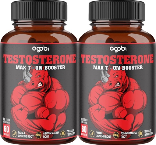 [BRSRMZYOABYAGAIU] 2 opakowania 60 kapsułki - 11 Zioła w połączeniu z Ginseng, Ashwagandha, Tribulus & More.