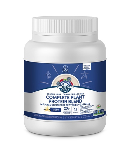 [BRSWGFQCDIJQIF3U] Manitoba Harvest Hemp Yeah Vanilla Protein Powder, 454 GR