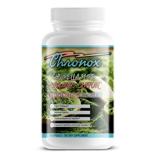 [BRSRAAQHBMAQYEQ6] Chronox Chlorella Pure Organic Supplement for Everyday Use - Natural Dietary Supplement Supporting Immune Health & Energy - Complete Chlorella Wellness Supplement for a Balanced Lifestyle- 60