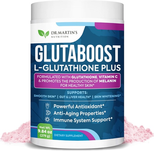 [BRSROBL7BUNQKEL4] 6970mg Glutathione Powder For Skin Whitening Enhanced With Collagen & Vitamin C | Brightens Skin & Reduce Pigmentation | Anti-Aging Formula | Powerful Antioxidant | Supports Immune, Gut & Liver Health