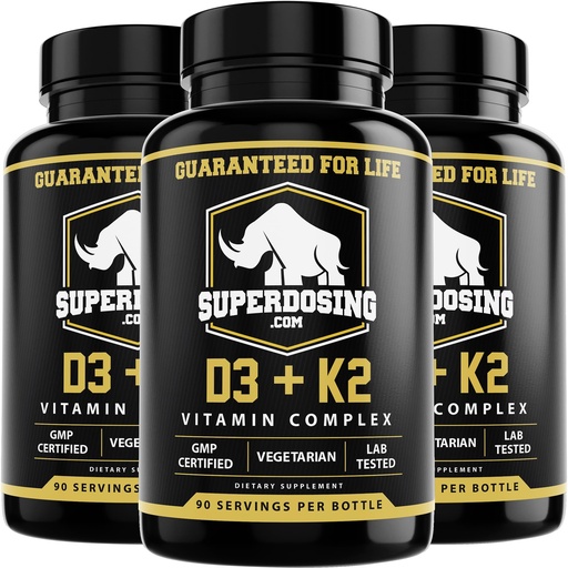 [BRSWGAQ6OF4GGALG] Best Value, Max Strength 10,000 iu Vitamin D3 and 1500 mcg Vitamin K2 Supplements 3 Bottle Pack. D3K2 Vitamins And Supplements For The Health. D3-K2 MK4 Capsules, Best K2D3 Vitamin for Immune System