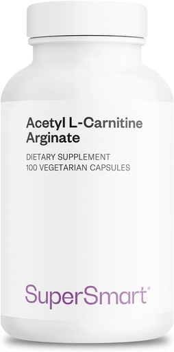 [BRSWIHQZBEBRQHQZ] Supersmart - Acetyl L Carnitine Arginate 1000 mg Per Day - Amino Acids - Popular Brain Supplement | Non-GMO & Gluten Free - 120 Vegetarian Capsules