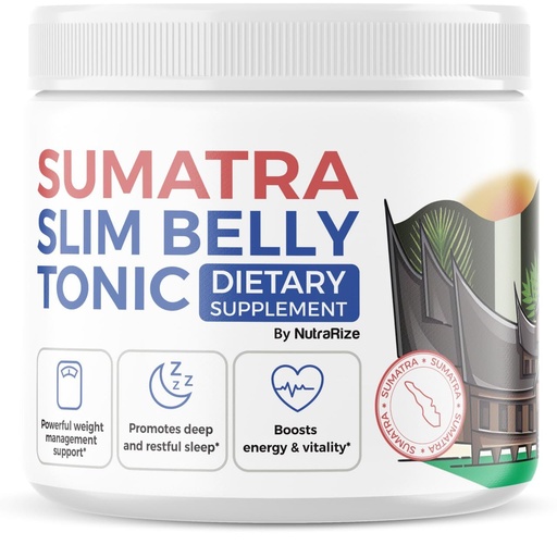 [BRSROBAEPN7BSHLK] NutraRize Sumatra Slim Belly Tonic Powder - Dietary Supplement, All-Natural Maximum Strength Powder, Reviews (1 Pack)