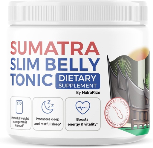 [BRSROBAEPN7BSHLK] NutraRize Sumatra Slim Belly Tonic Powder - Suplemento dietético, All-Natural Maximum Strength Powder, Comentarios (1 Pack)