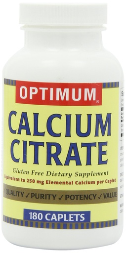 [BRSWIZYPOAFBMDDC] Optimum Calcium Citrate, 180 Caplets
