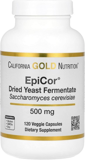 [BRSWYYY5B55QGETK] Califòrnia Gold Nutrition Epicior®, Yest Famentat, 500 mg, 120 Vieggie Capules