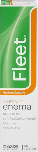 [BRSWIEIPCIPAMEYZ] Fleet Laxative Mineral Oil Enema for Constipation, 4.5 Fl Oz (Pack of 12)