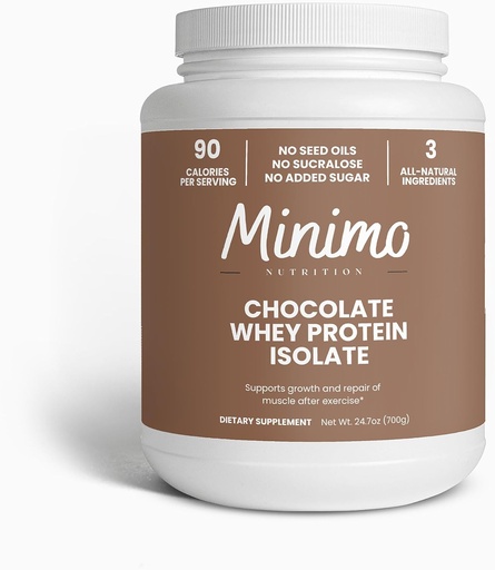 [BRSRAZLRBYMBMA3P] Proteína isolante de soro de leite, Só 3 ingredientes, proteína de soro isolato, aceites de semente non engadido, azucre non sucralosa, 1.51 lbs (1,54, chocolate)