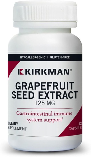 [BRSWIATRA4IROHI3] Grapefruit Seed Extract 125 mg Capsules - Hypoallergenic, 120 count