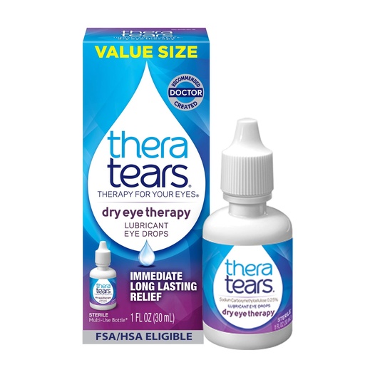 [BRSWIY32BINRMHTI] TheraTears Dry Eye Therapy Eye Drops for Dry Eyes, 1.0 Fl Oz