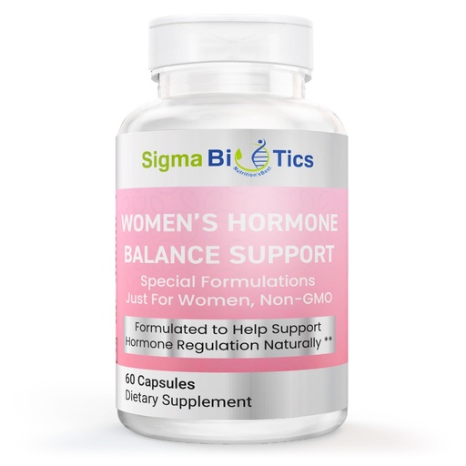 [BRSRAH3QOYDWK23U] Women’s Hormone Balance Support - Herbal Supplement for Menopause, Hormonal & Reproductive Health - Non-GMO Supplements with Soy Isoflavones, Black Cohosh, Dong Quai - 60 Capsules