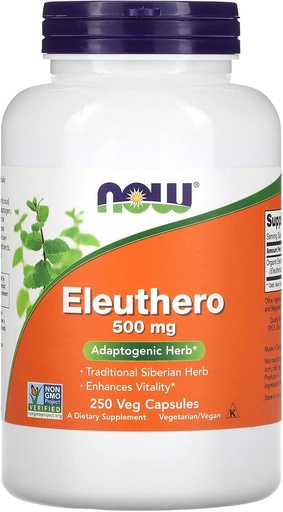 [BRSWIY32BQOBWE3I] Eleuthero 500mg Сега Храни 250 Caps