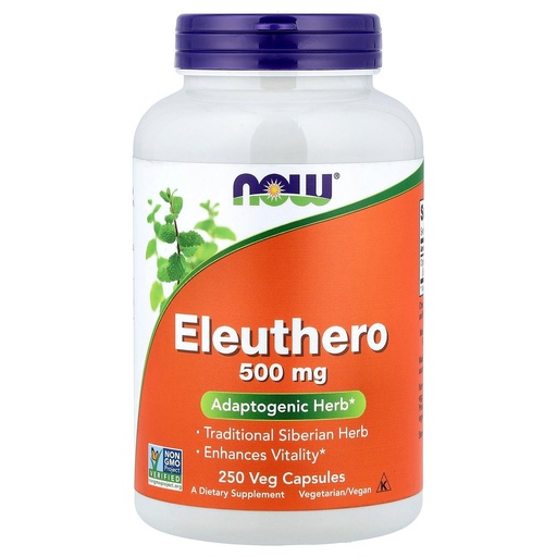 [BRSWIY32BQOBWE3I] Eleuthero 500mg Now Foods 250 Caps