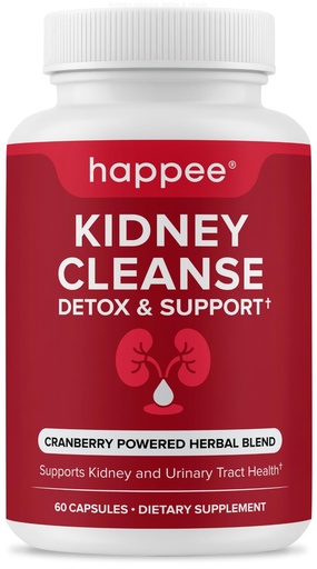 [BRSRAYL3AEFGACQ2] Kidney Cleanse Detox & Repair Formula – Natural Kidney Support Supplement with Cranberry & 21 Herbs for Renal, Bladder, & Urinary Tract Health – Flush Toxins & Renew - 60 Capsules
