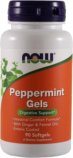 [BRSWIYAFBIOGIAI3] Now Foods Peppermint Gels - 90 softgels (Pack of 3)