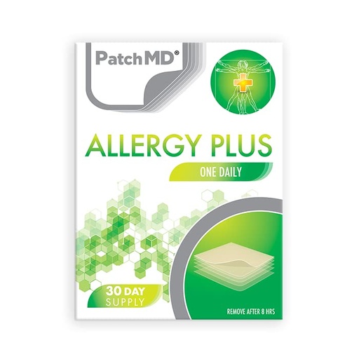 [BRSWYHD5CENW22T5] PatchMD - Allergy Plus Topical Patch, 30 Day Supply