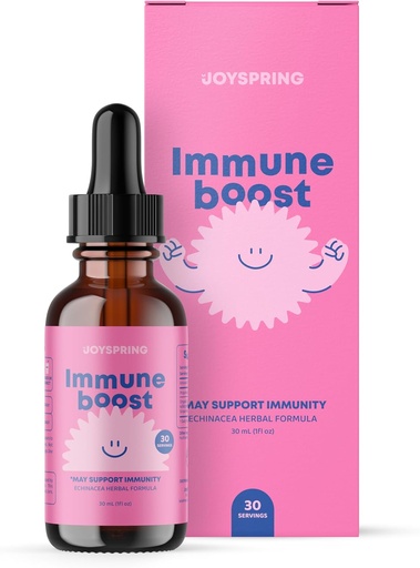 [BRSRAZQ2O5YQO2YZ] Supplément de soutien immunitaire pour enfants JoySpring, gouttes liquides multivitamine pour enfants, équilibre hormonal pour les femmes