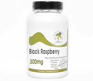 [BRSWK2YLB4CRKEDC] Black Raspberry 300mg ~ 90 Capsules - No Additives ~ Naturetition Supplements
