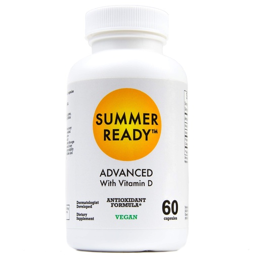 [BRSWYYAFC4CQ4HI2] Advanced Skin Care Antioxidant Supplement Capsules - Vitamin D3 5000IU Plus Nicotinamide/Niacinamide/Niacin 500mg (Vitamin B3) and Polypodium Leucotomos (Fern Extract) 480mg